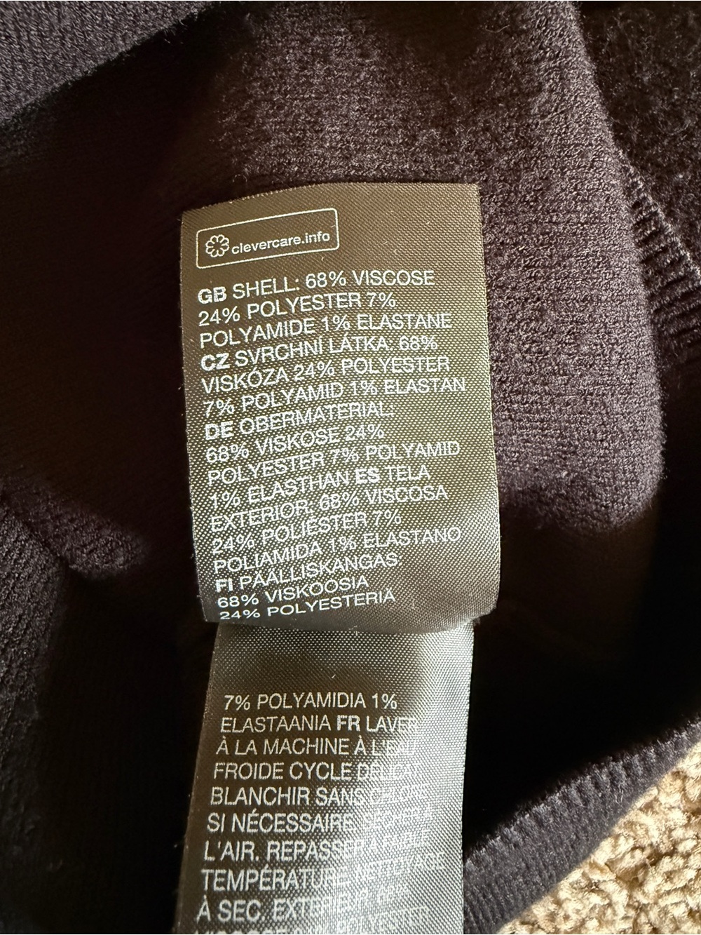 & Other Stories Black Mock Neck Sweater - Picture 3 of 4